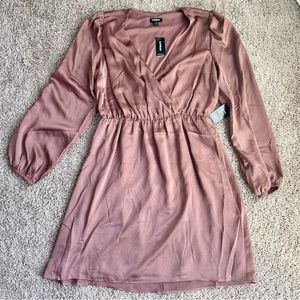 Beautiful Rose colored Express Fit and flare size Medium Dress.NWT